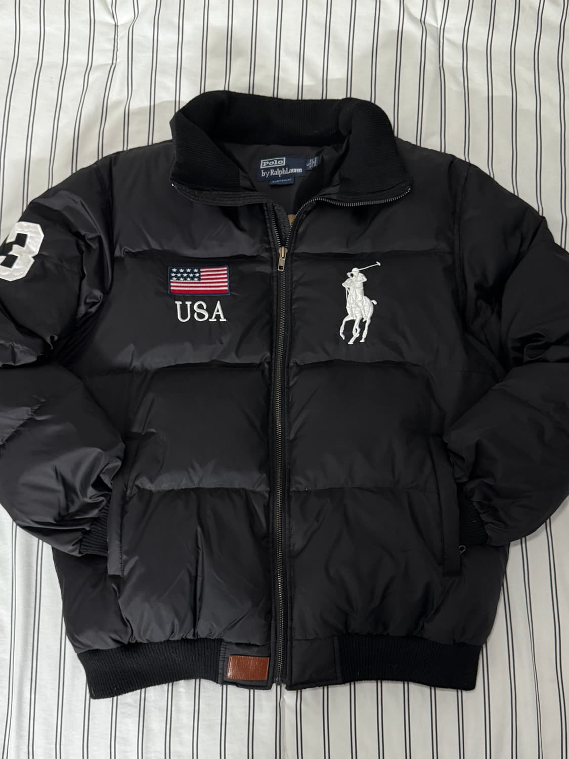 폴로 랄프로렌 빅포니 성조기 패딩 L USA 브리튼 상품이미지1