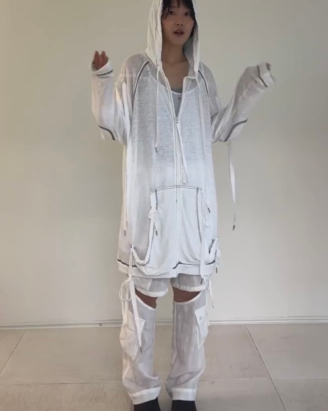 샵페어리 팬츠 (화이트) 상품이미지1