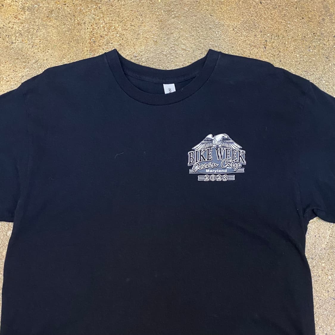 미국 빈티지 바이크위크 프린팅 길단 락티셔츠 반팔티 상품이미지4