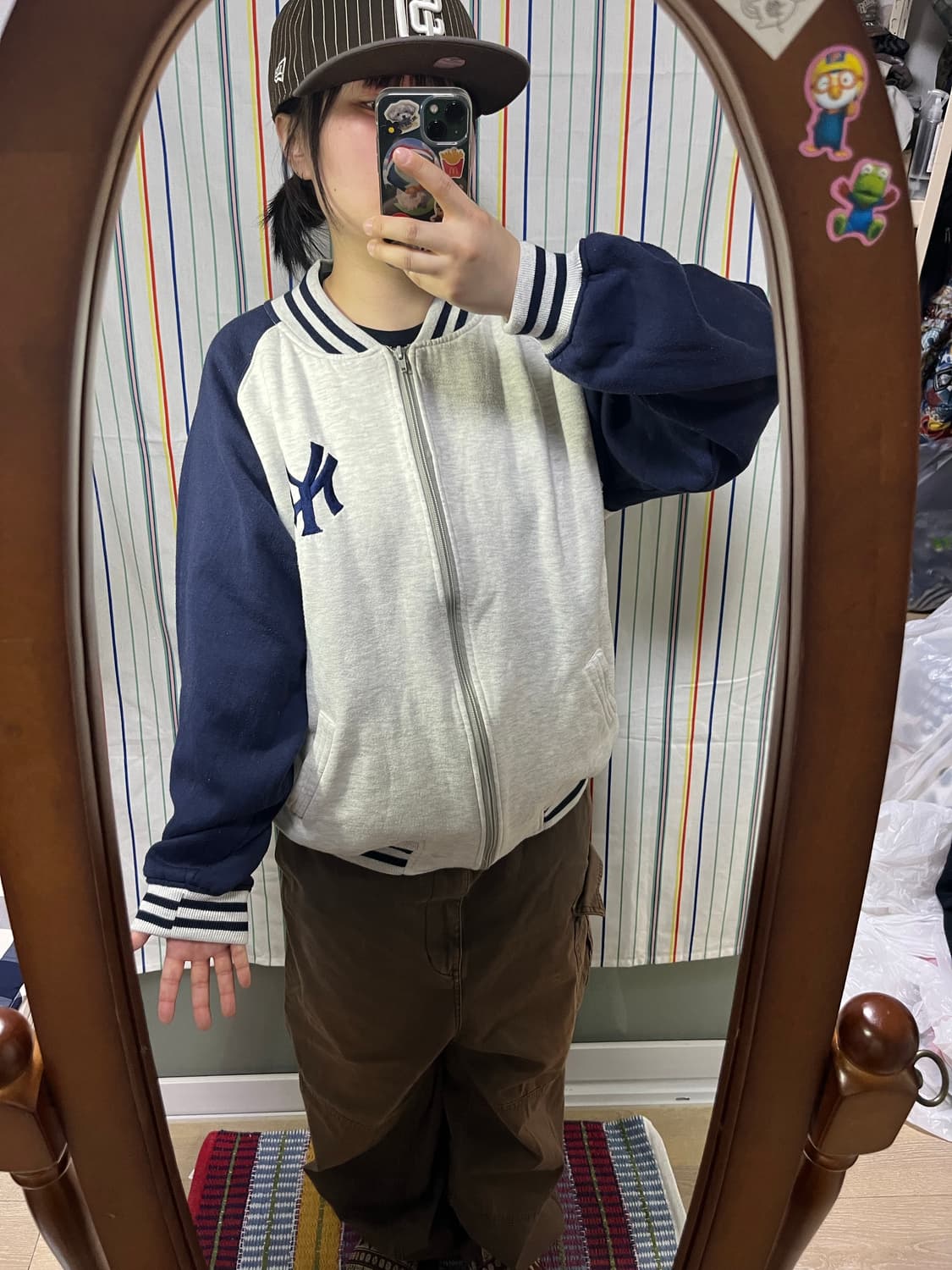 MLB 뉴욕 양키스 스웨트 바시티 자켓 상품이미지7