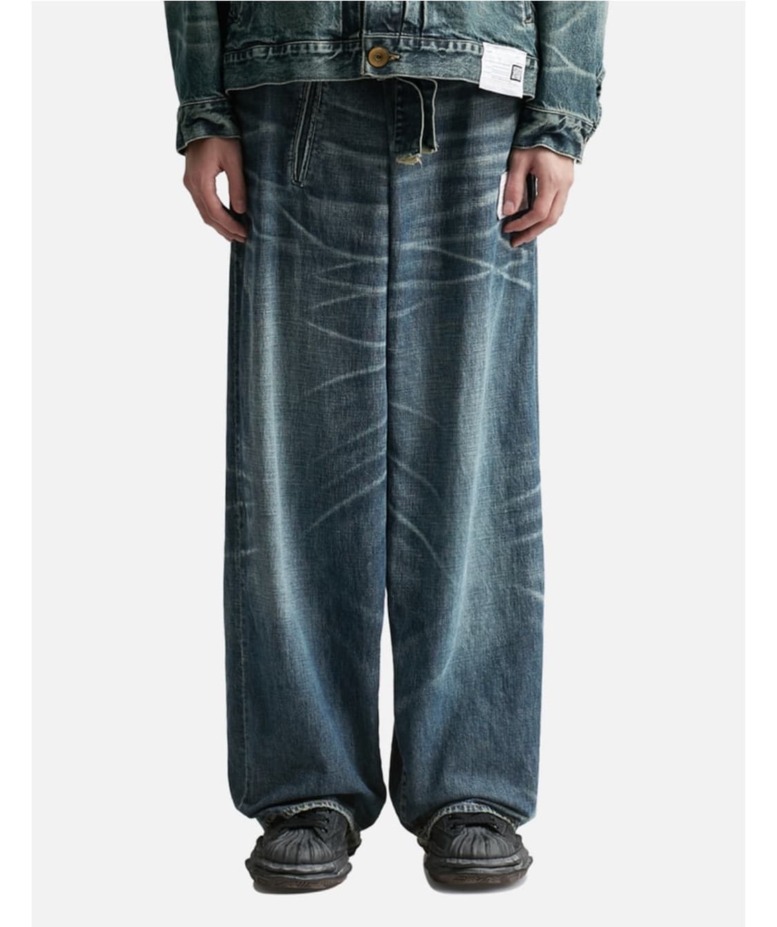 미하라야스히로 와이드 데님 44 트위스트 상품이미지1