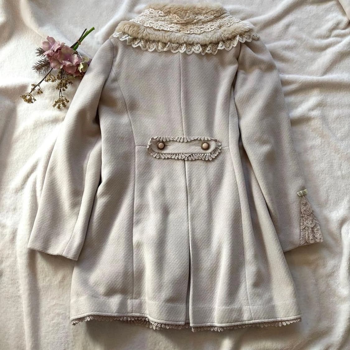 엑시즈팜 히메갸루 라벤더 코트 라떼갸루 빈티지 짜잔씨 상품이미지4