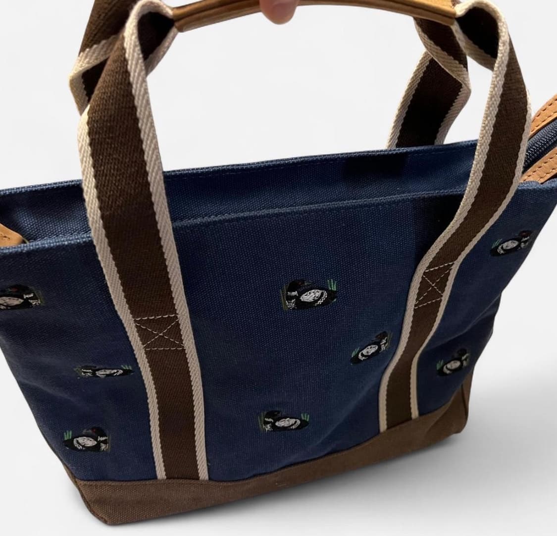 L.L.Bean Boat and Tote 네이비 자수 토트백 / 엘엘빈  상품이미지2