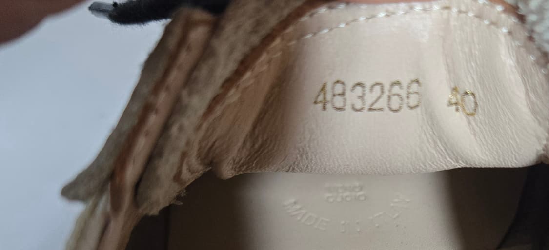 구찌 파라체르 가죽 로우탑 스니커즈 255 상품이미지8