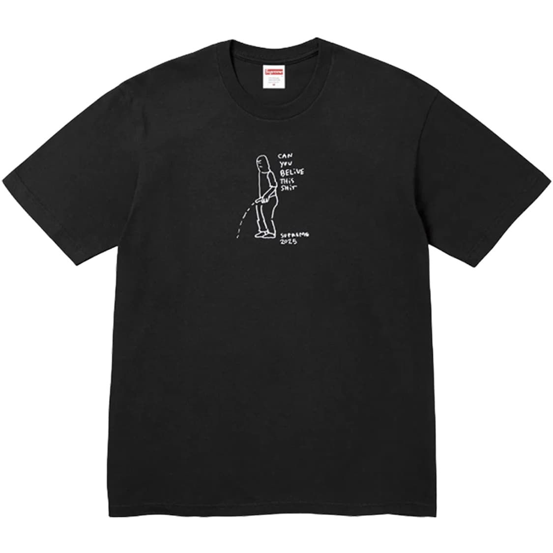 슈프림 피스 티셔츠 25SS - 블랙 상품이미지2