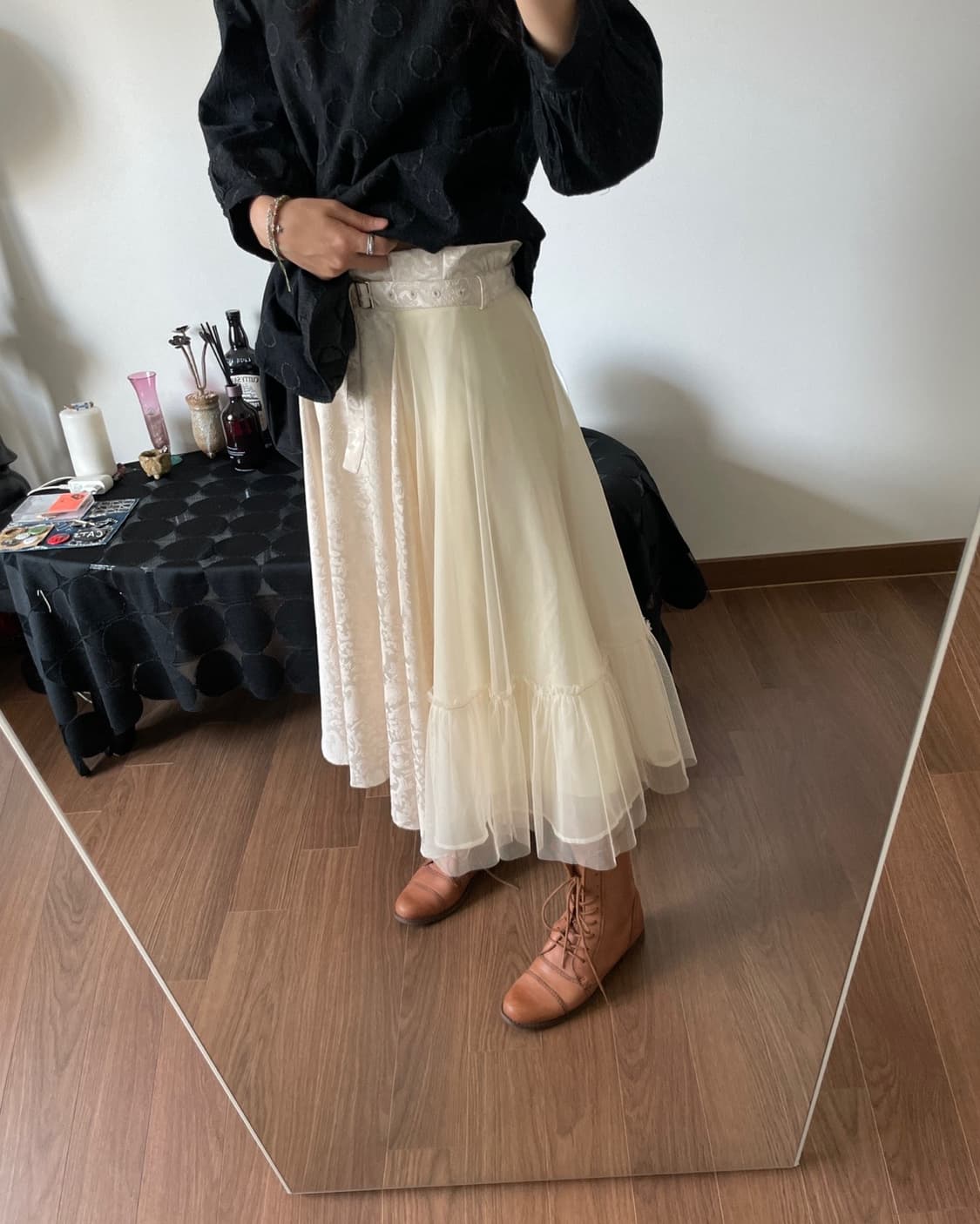 Jacquard long skirt 상품이미지8