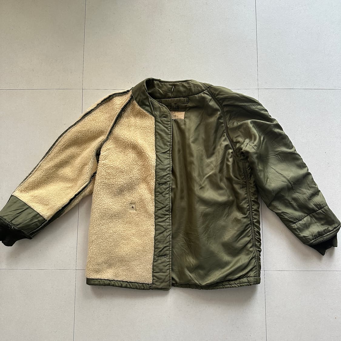 60s USAF 울 파일 라이너 자켓 스몰-레귤라 상품이미지3