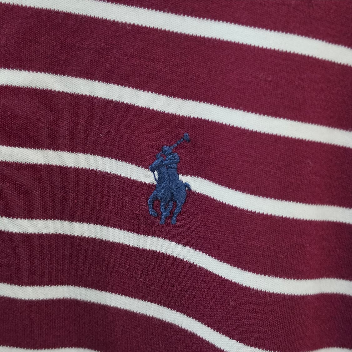 폴로 랄프로렌 스트라이프 반팔 카라티- L 상품이미지3