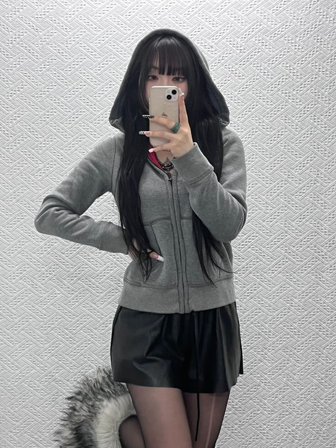 아베크롬비 희귀 Y2K 00's 레트로 대장핏 후드집업 XL C10311 상품이미지2