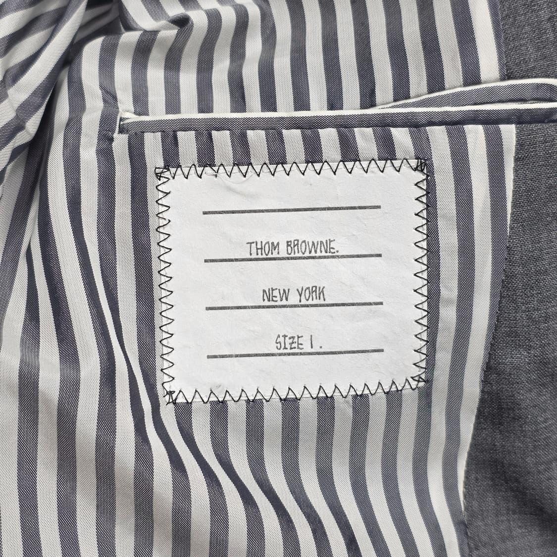 톰브라운 120수 울 하이암홀 블레이저 자켓 상품이미지6