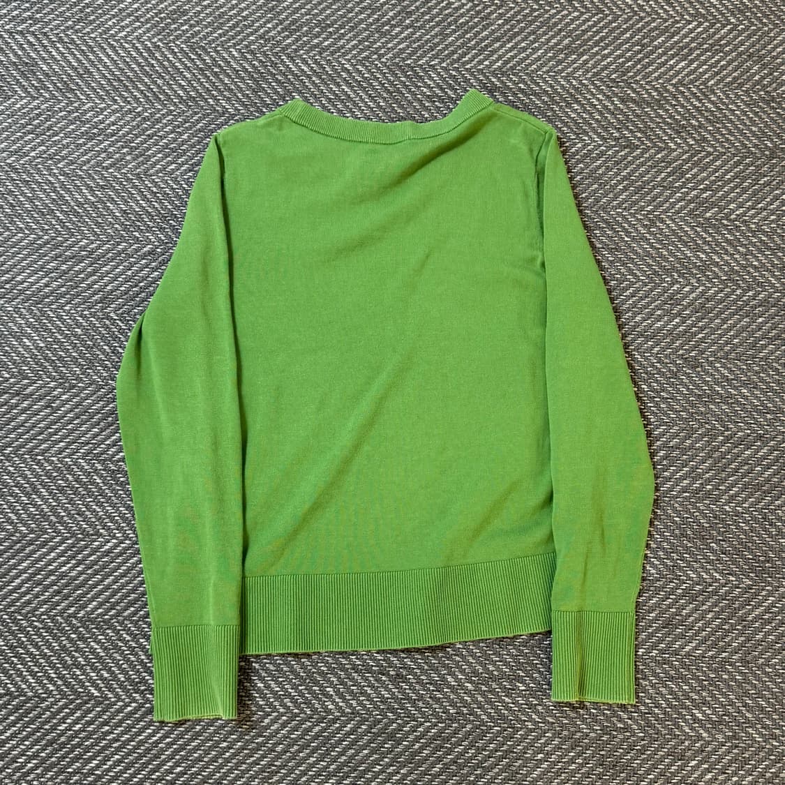 Cos 라운드넥 그린 니트 Xs (여) 상품이미지4