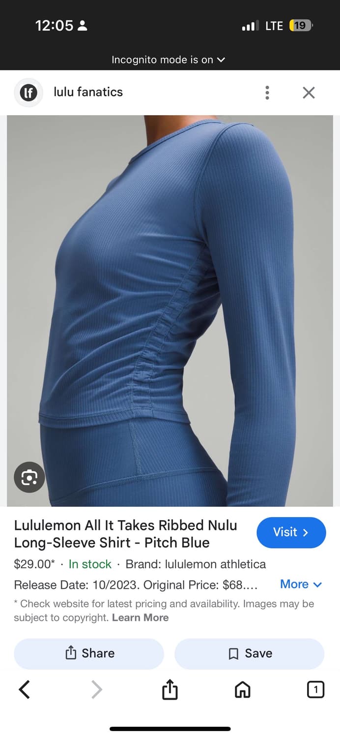 룰루레몬 올잇테잌스 롱 슬리브 2  상품이미지4