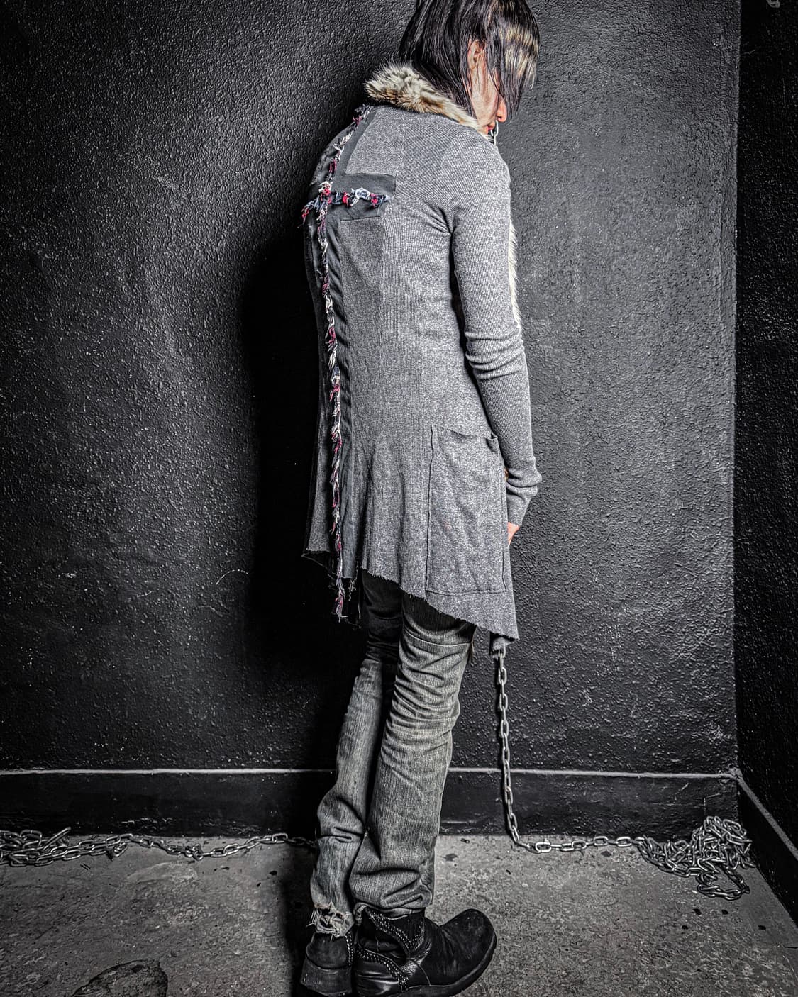 IF SIX WAS NINE – Back Cross Cardigan 상품이미지2