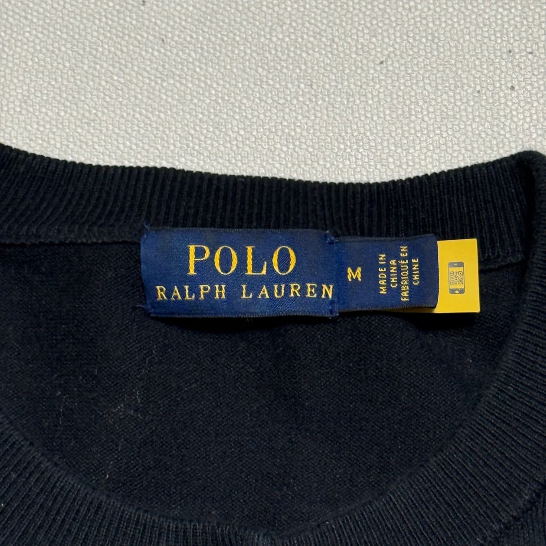 M 폴로랄프로렌 여성용 블랙 코튼 가디건 상품이미지4