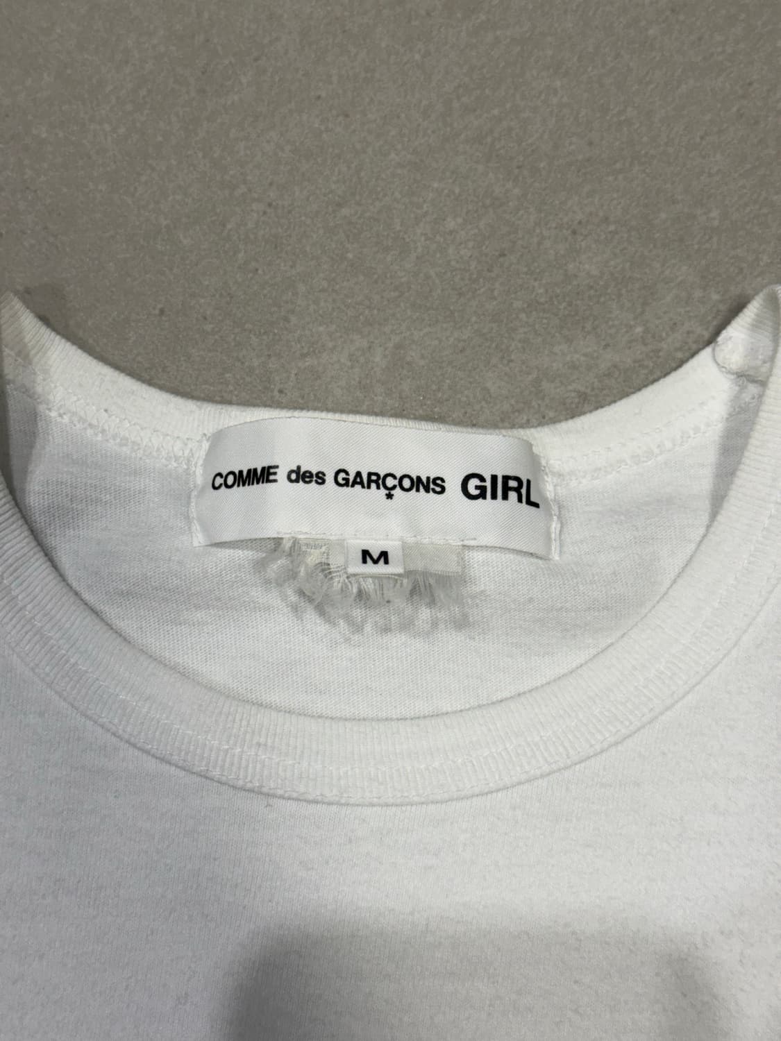 2022 꼼데가르송 걸 리본 꽃다발 반팔 티셔츠 상품이미지2