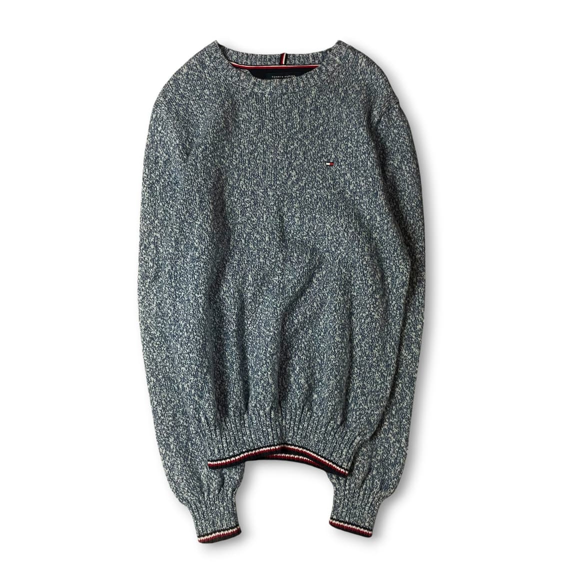 타미힐피거 블루 보카시 니트 스웨터 M 상품이미지1