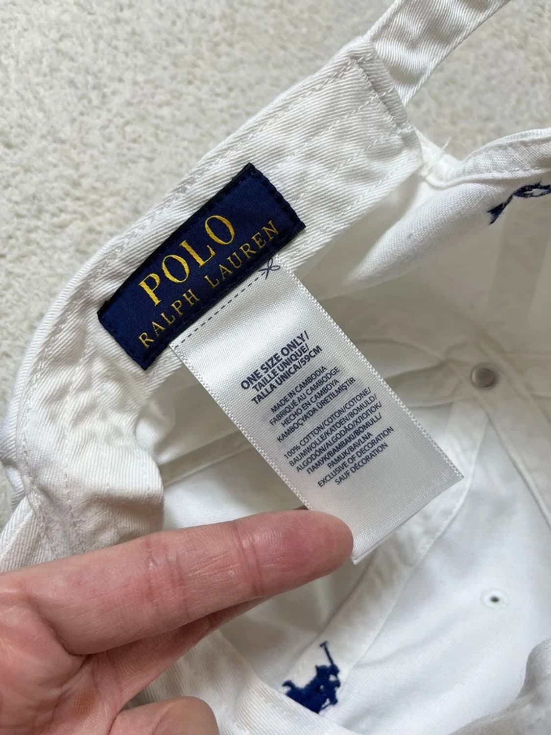 폴로 랄프로렌 시그니처 로고 볼캡 A1687 상품이미지8