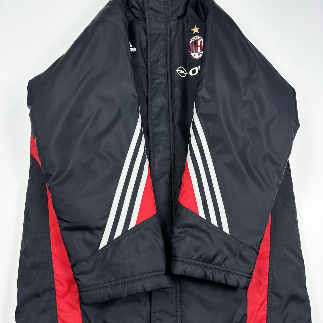 아디다스 AC밀란 풋볼 블랙 백로고 점퍼 (M) 상품이미지4