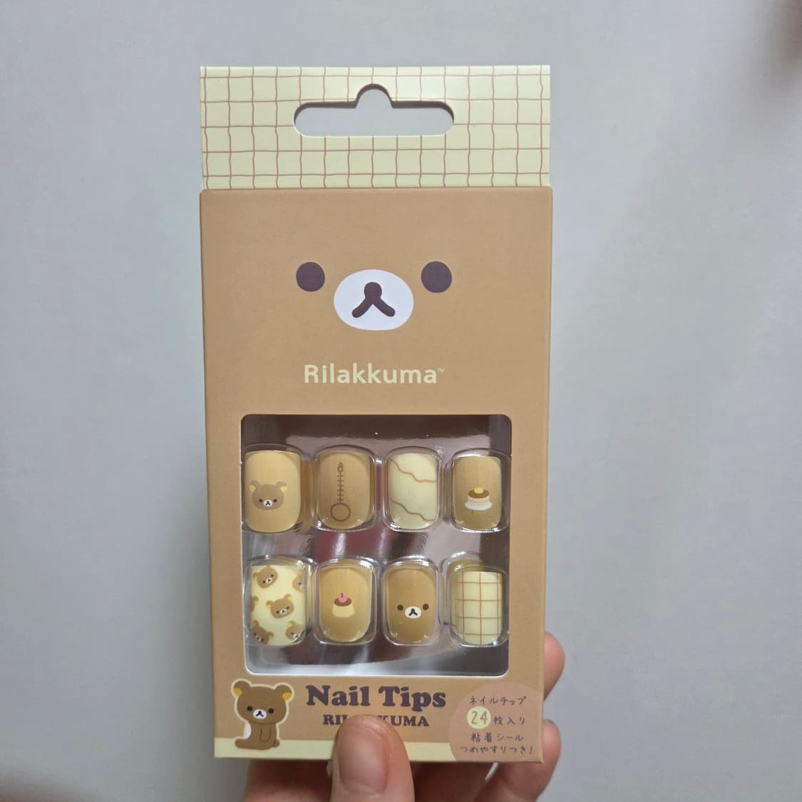 리락쿠마 네일스티커 상품이미지1