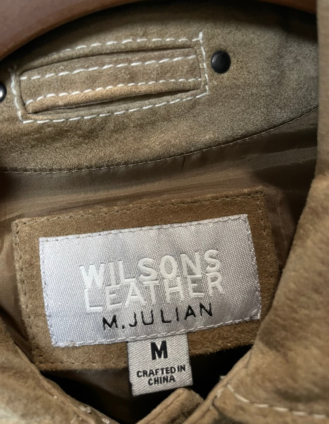 (M) 윌슨 레더 레더 스웨이드 트러커 자켓 상품이미지6