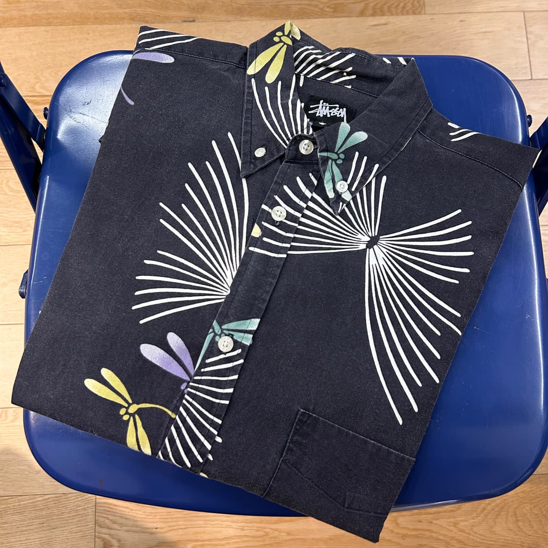 (USA made)Stussy Dragon Fly Shirts 상품이미지1