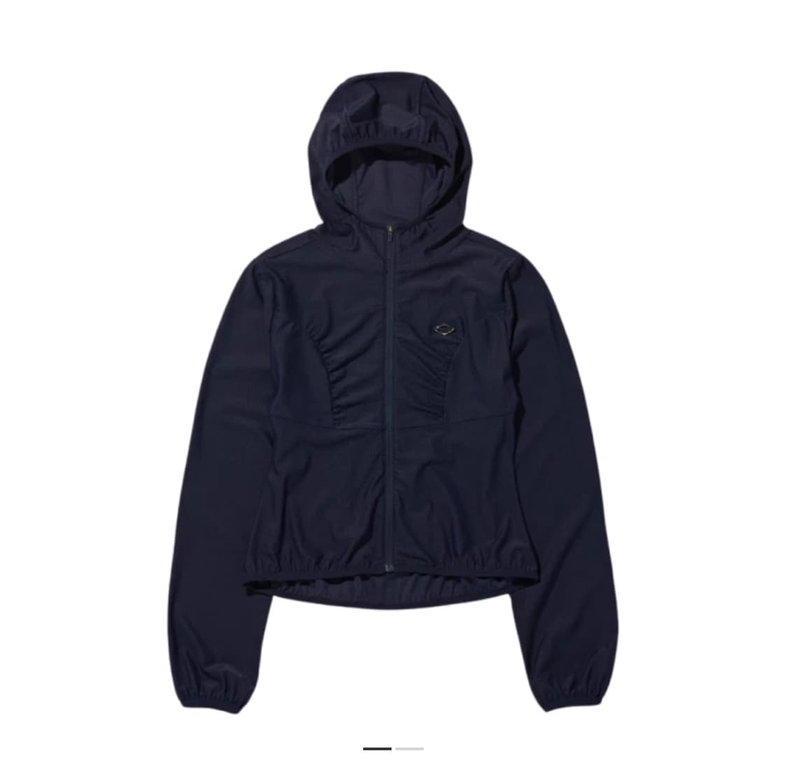 미스치프 후드 와플 집업 네이비 M 상품이미지1