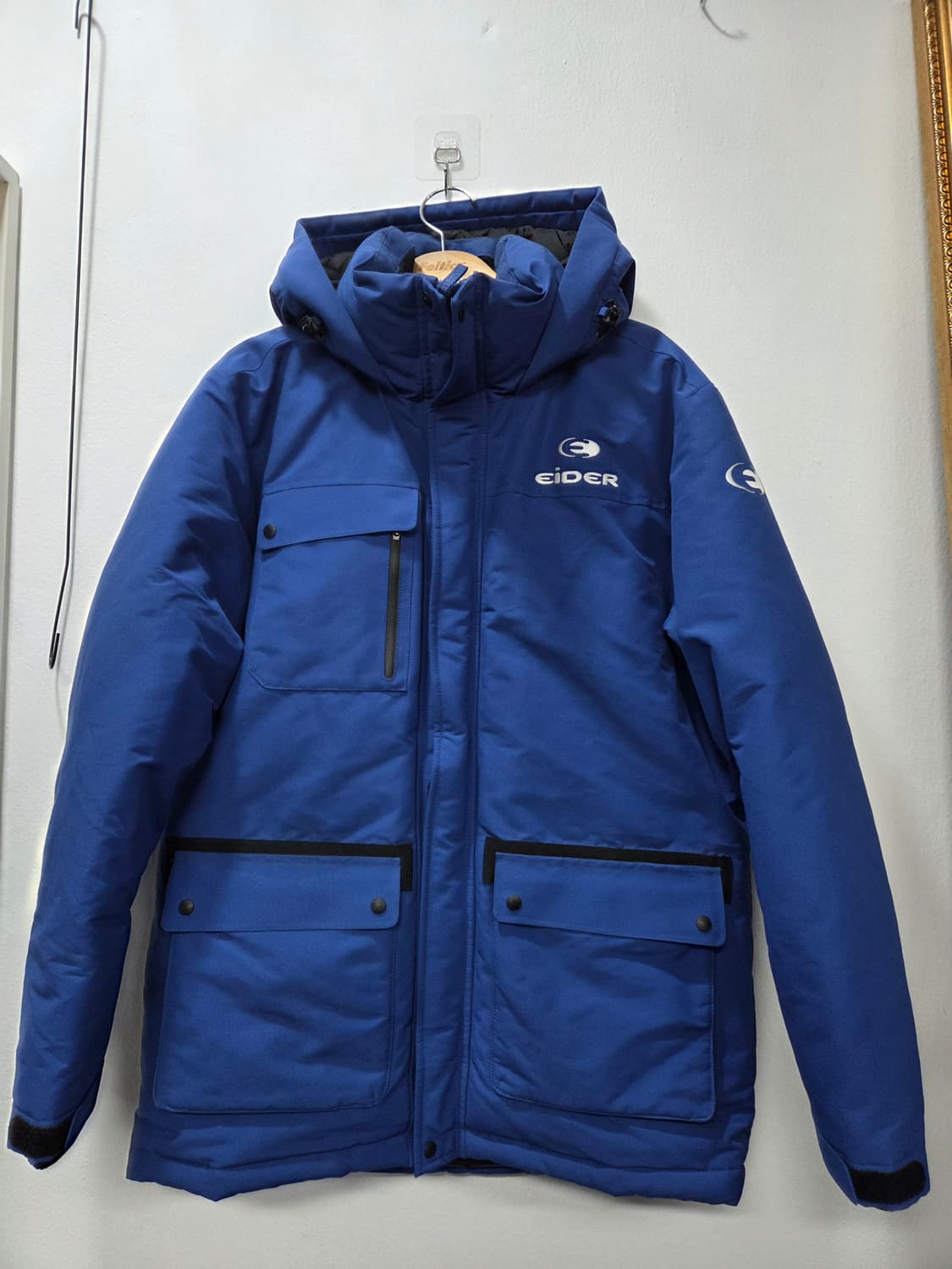 아이더 블루 패딩 점퍼 L 라지 상품이미지1