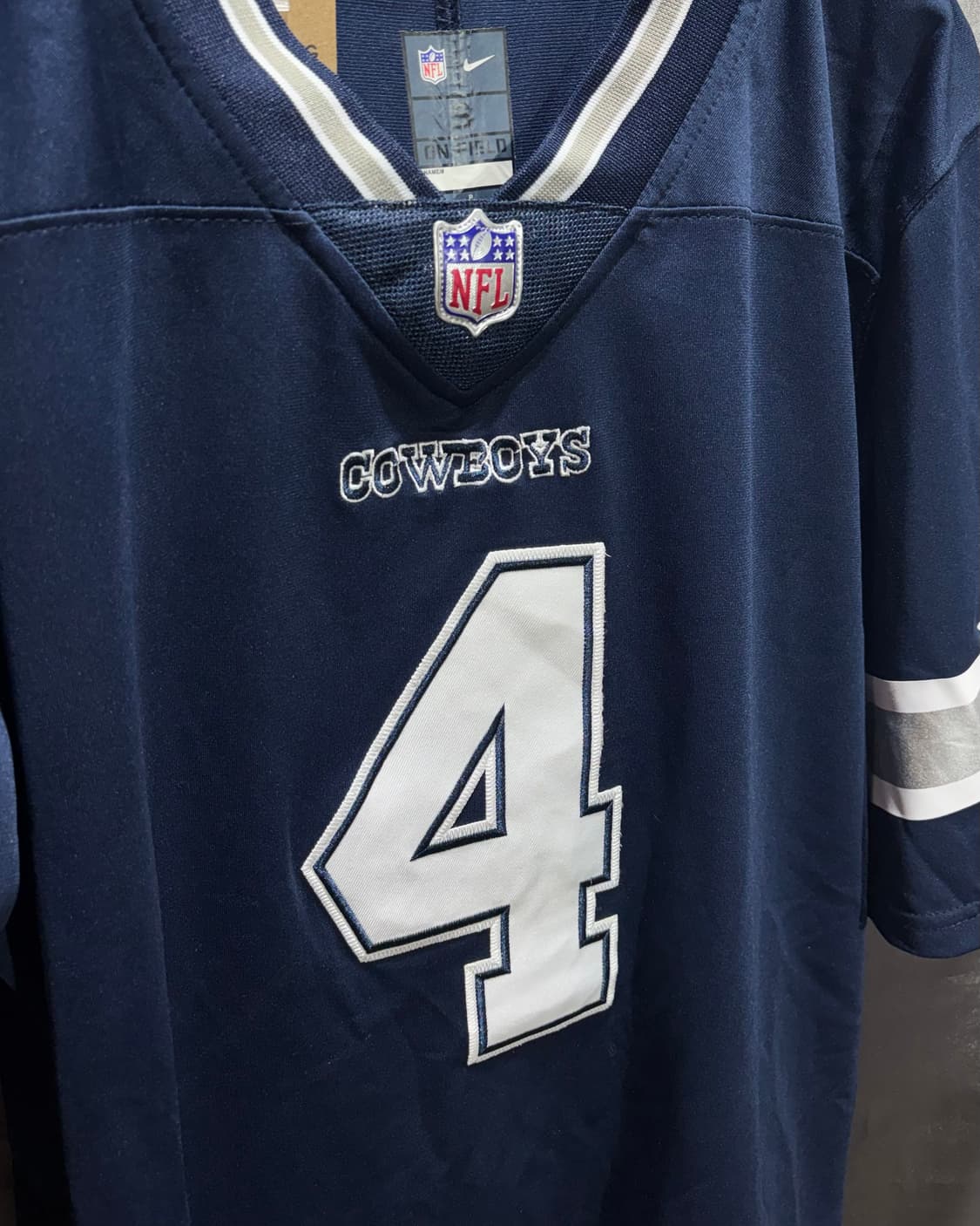 S NFL Prescott 네이비 져지 반팔티 상품이미지5