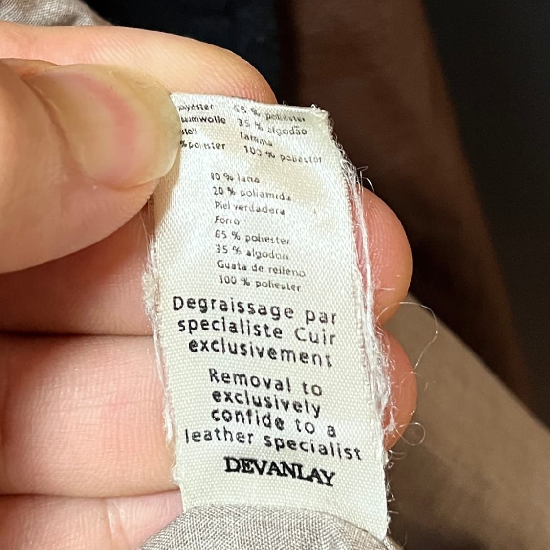 00s 라코스테 레더 슬리브 바시티 자켓 Made in Italy (DE 상품이미지10