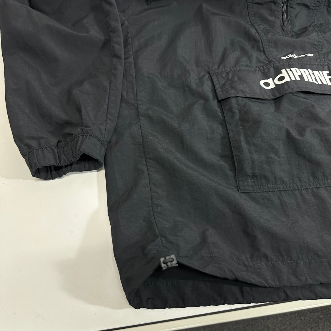 L 105 아디다스 블랙 ADIPRENE 바람막이 아노락 상품이미지3