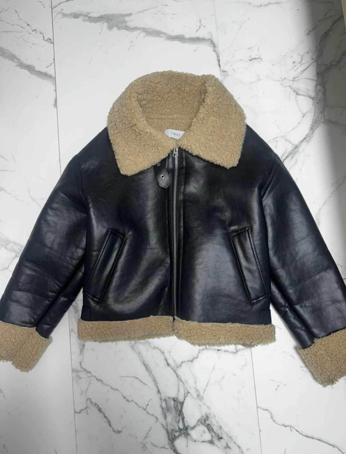 Twee 무스탕 블랙 상품이미지1