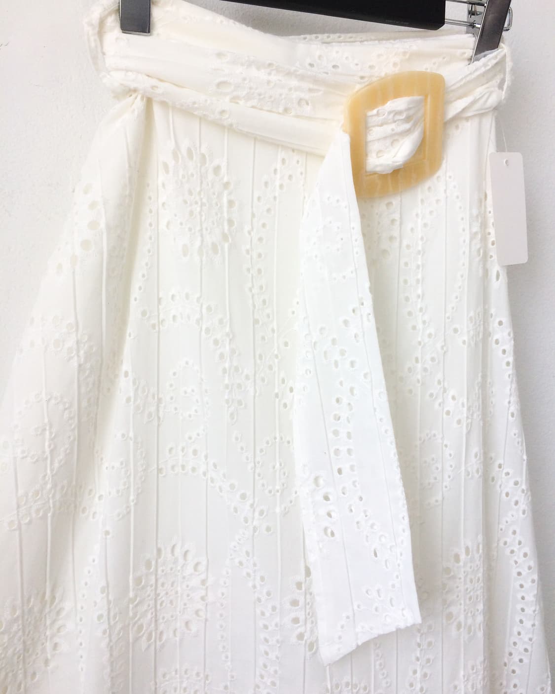 Belted punching pattern skirt 상품이미지2