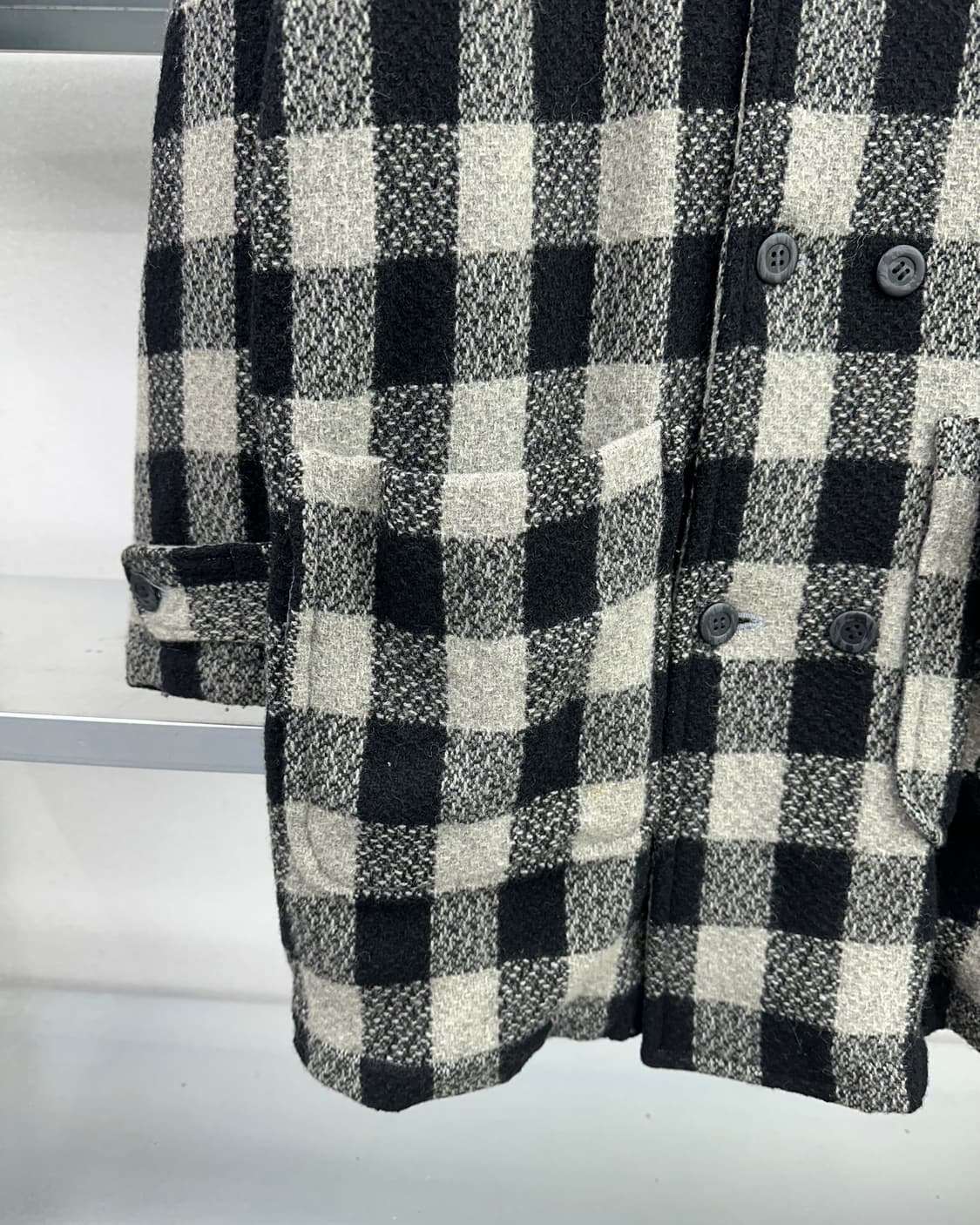 (L)DRUG STORE'S 체크 코트-M1274 상품이미지3