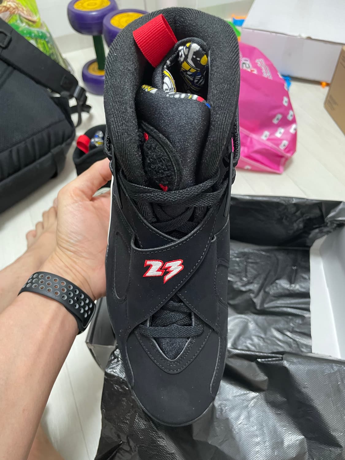 조던 8 플레이오프  2023 사이즈 300 상품이미지3