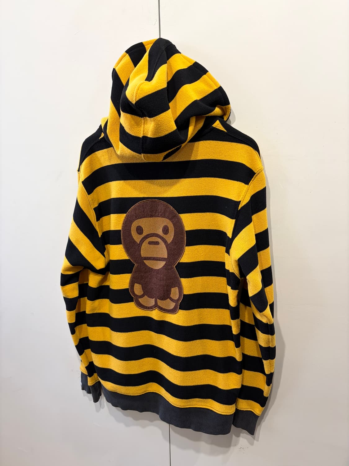 베이프 베이비 마일로 스트라이프 후드 집업 상품이미지1