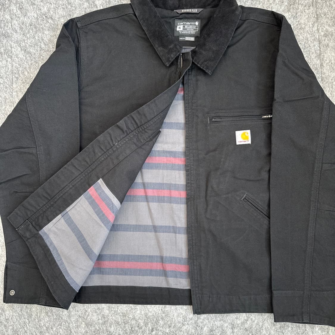 NWT 칼하트 디트로이트 자켓 블랙 XL 상품이미지6