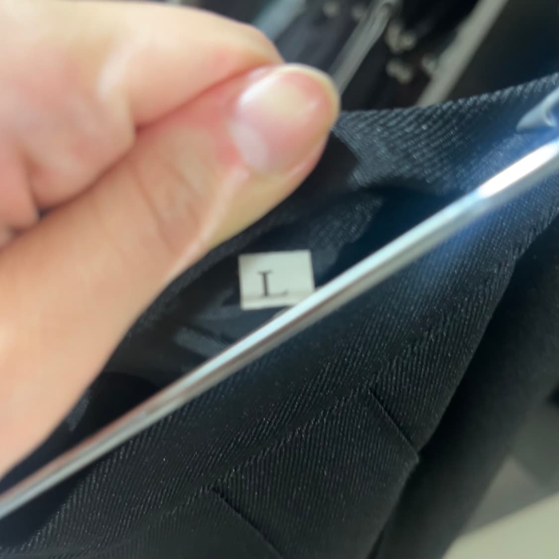 블랙 미니스커트 L 상품이미지4