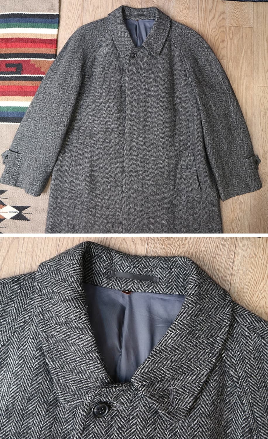 일본판 j press 제이프레스 스코틀랜드산 울100% 헤링본 코트 상품이미지3