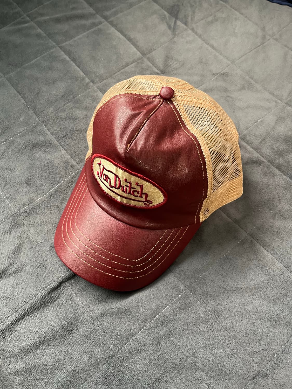 본더치 레더 메쉬 트러커캡 상품이미지1