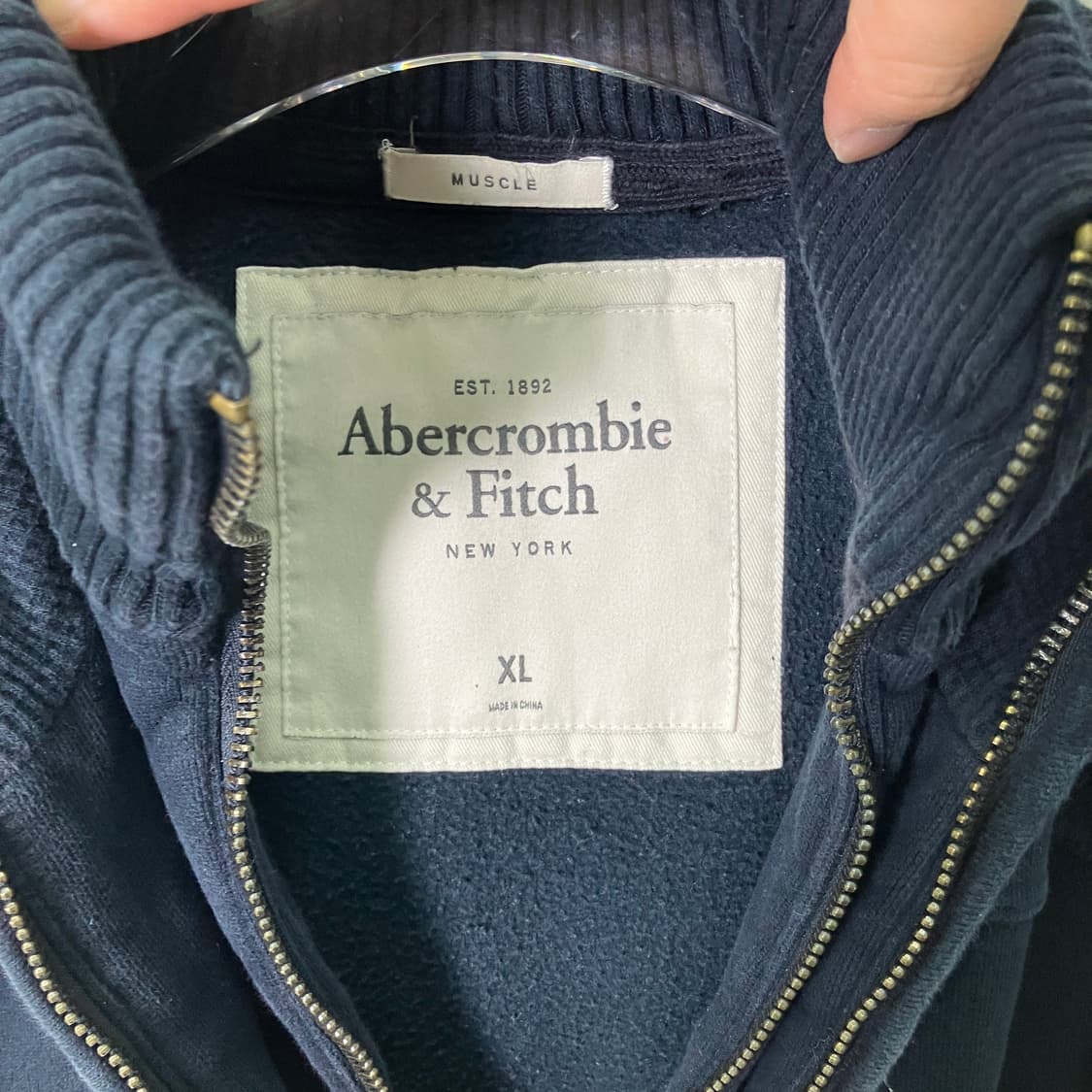 아베크롬비 더블 집 후드 집업 상품이미지8