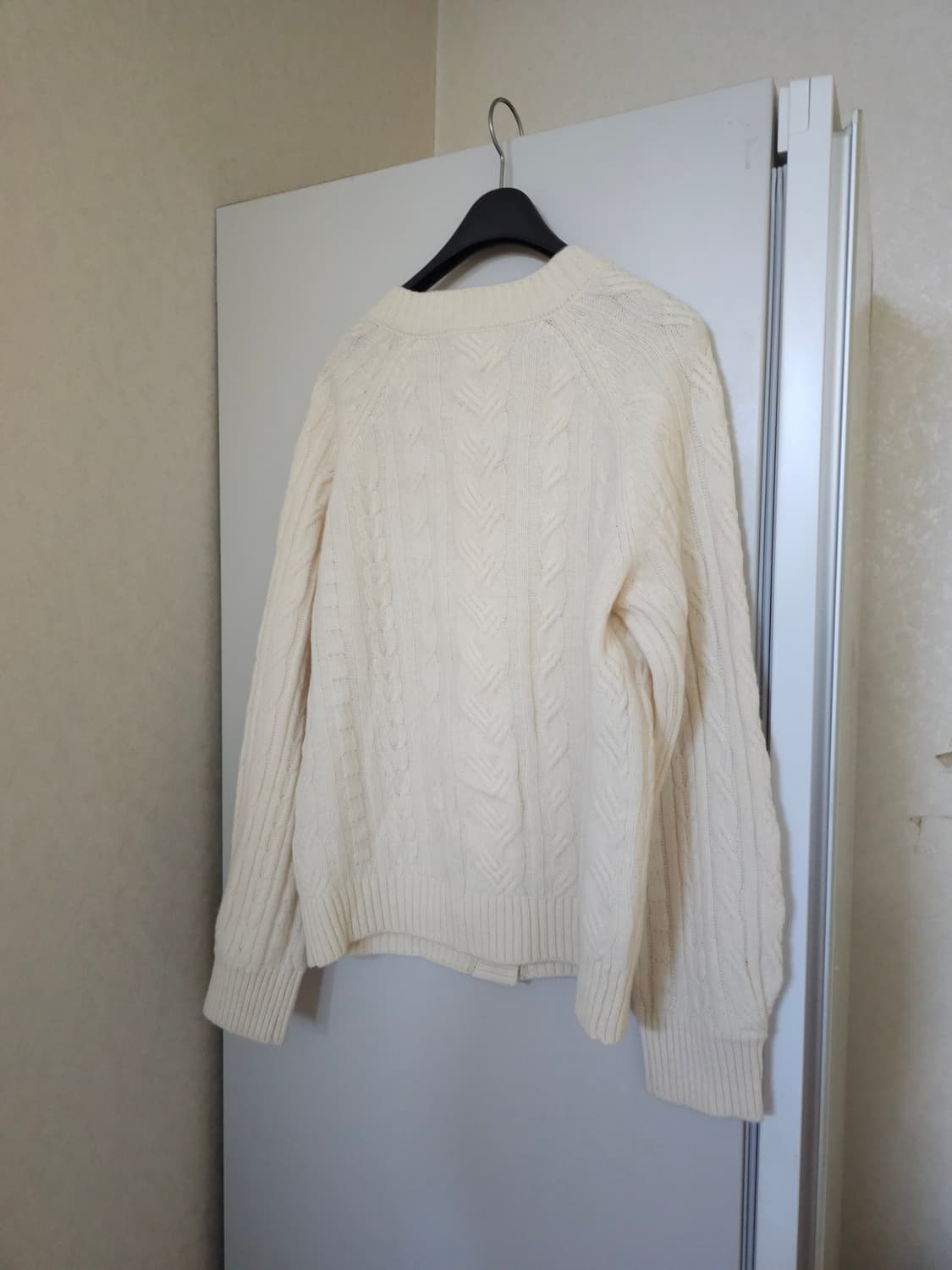 까사렐 메리노 울 아이보리 가디건 상품이미지6