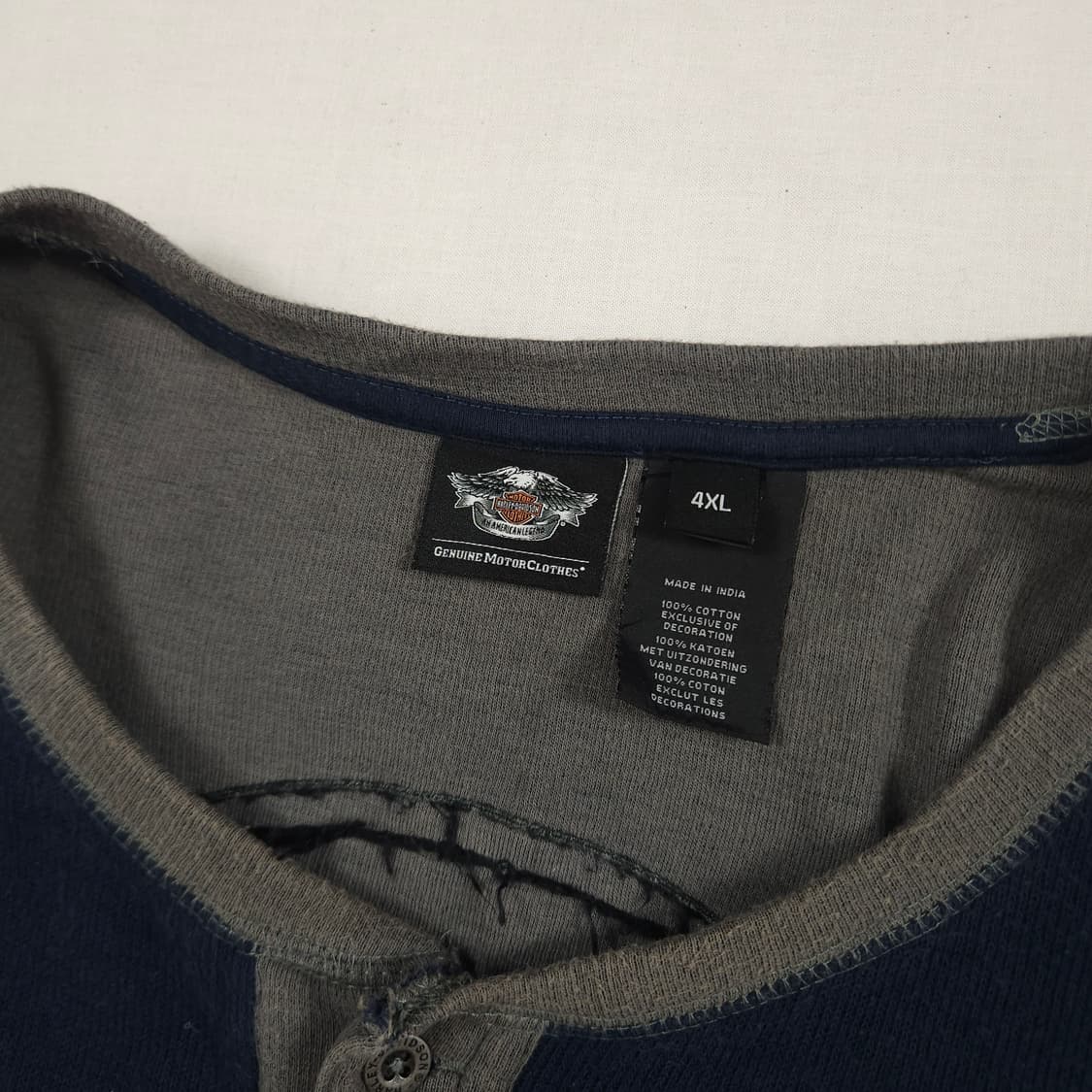 (4XL) 할리 데이비슨 자수 롱슬리브 상품이미지5