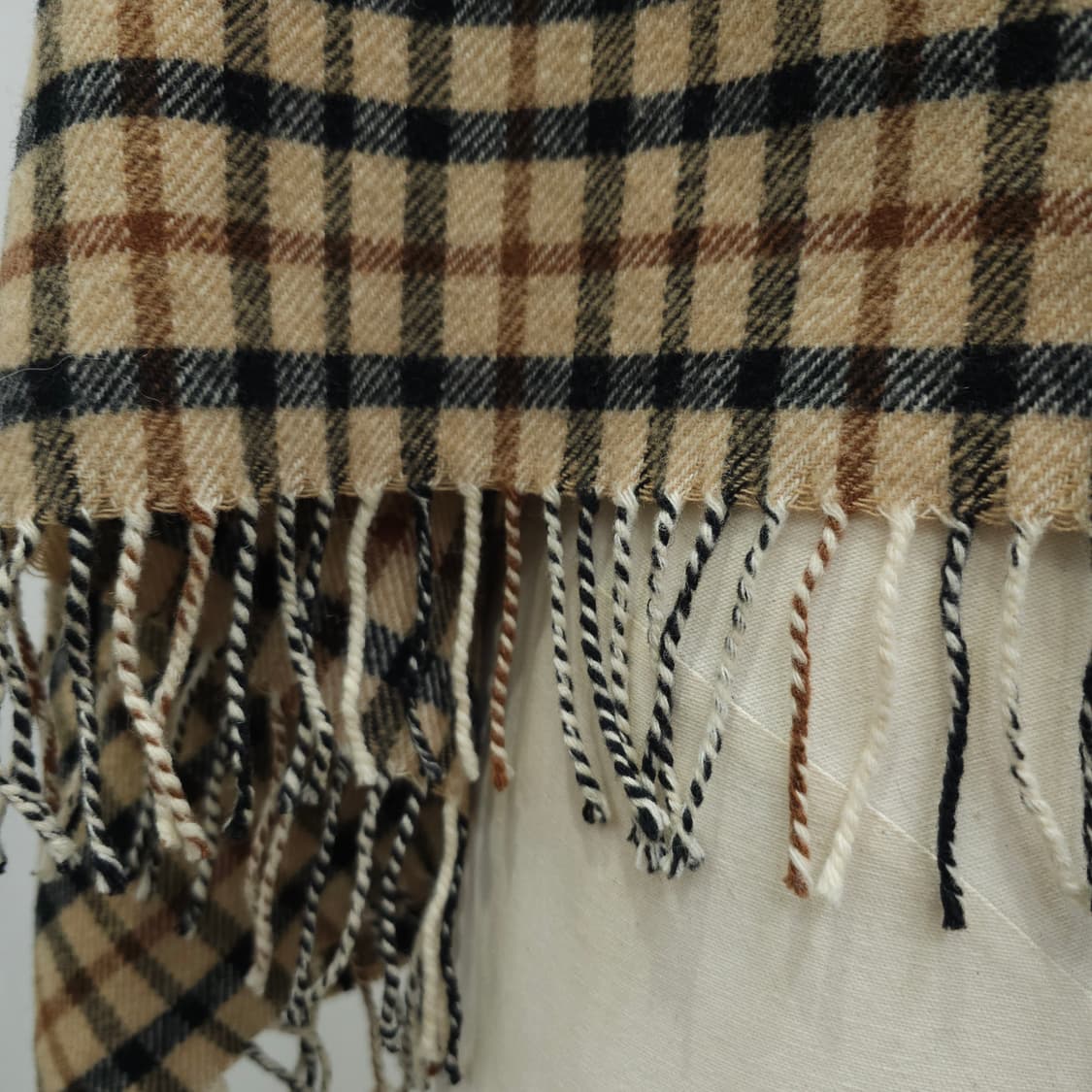 일본 닥스 울 100% 숄 머플러  상품이미지5