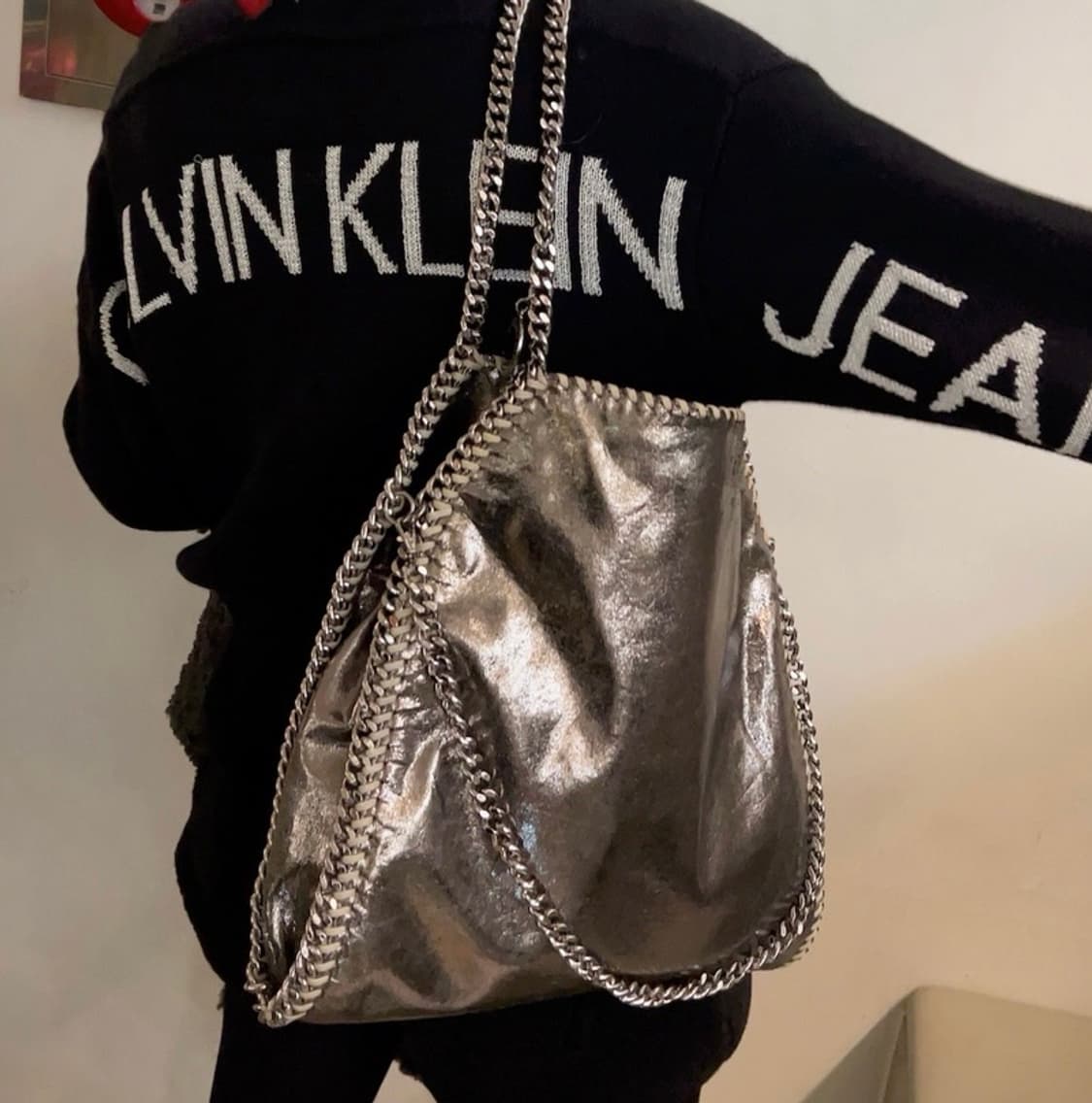 Stella McCartney 스텔라 맥카트니 토트백 은색 상품이미지1