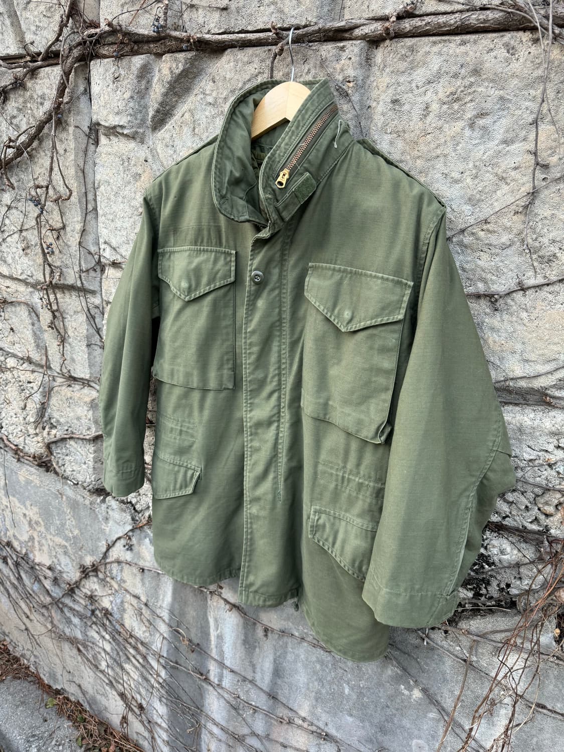 60~70s 미군 u.s.army 오리지널 m-65 필드 자켓 3세대 상품이미지3