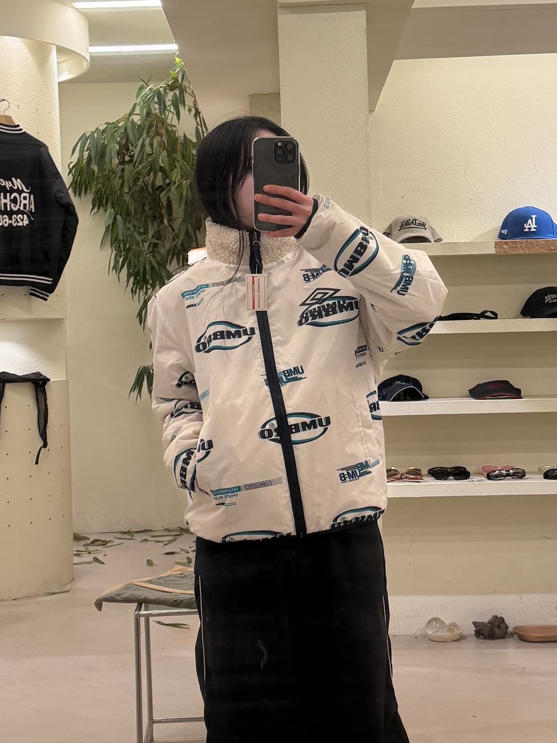 엄브로 양면 플리스 집업 자켓 U428 상품이미지5