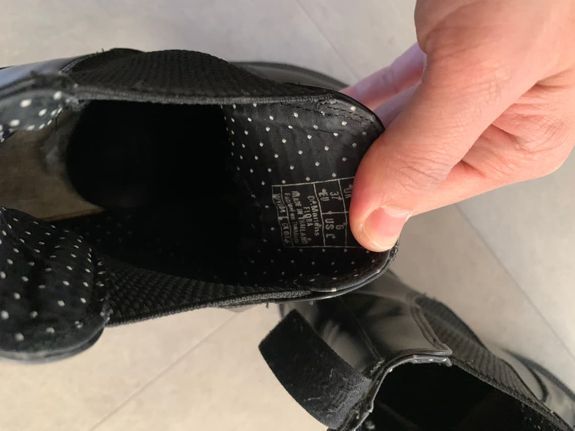 닥터마틴 플로라 첼시 부츠 블랙 UK6 상품이미지3