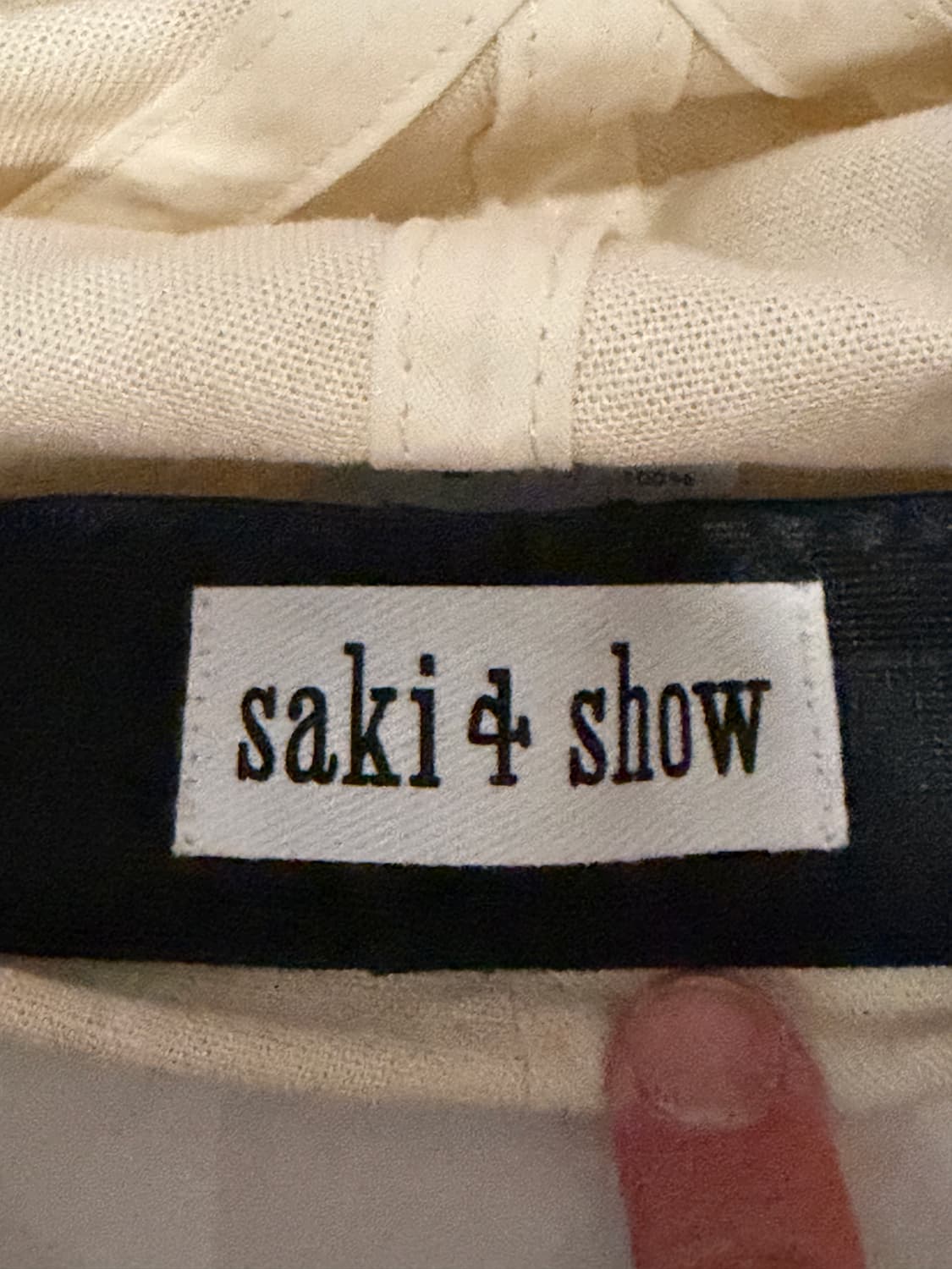 Saki + Show 린넨 배색 캡 상품이미지3