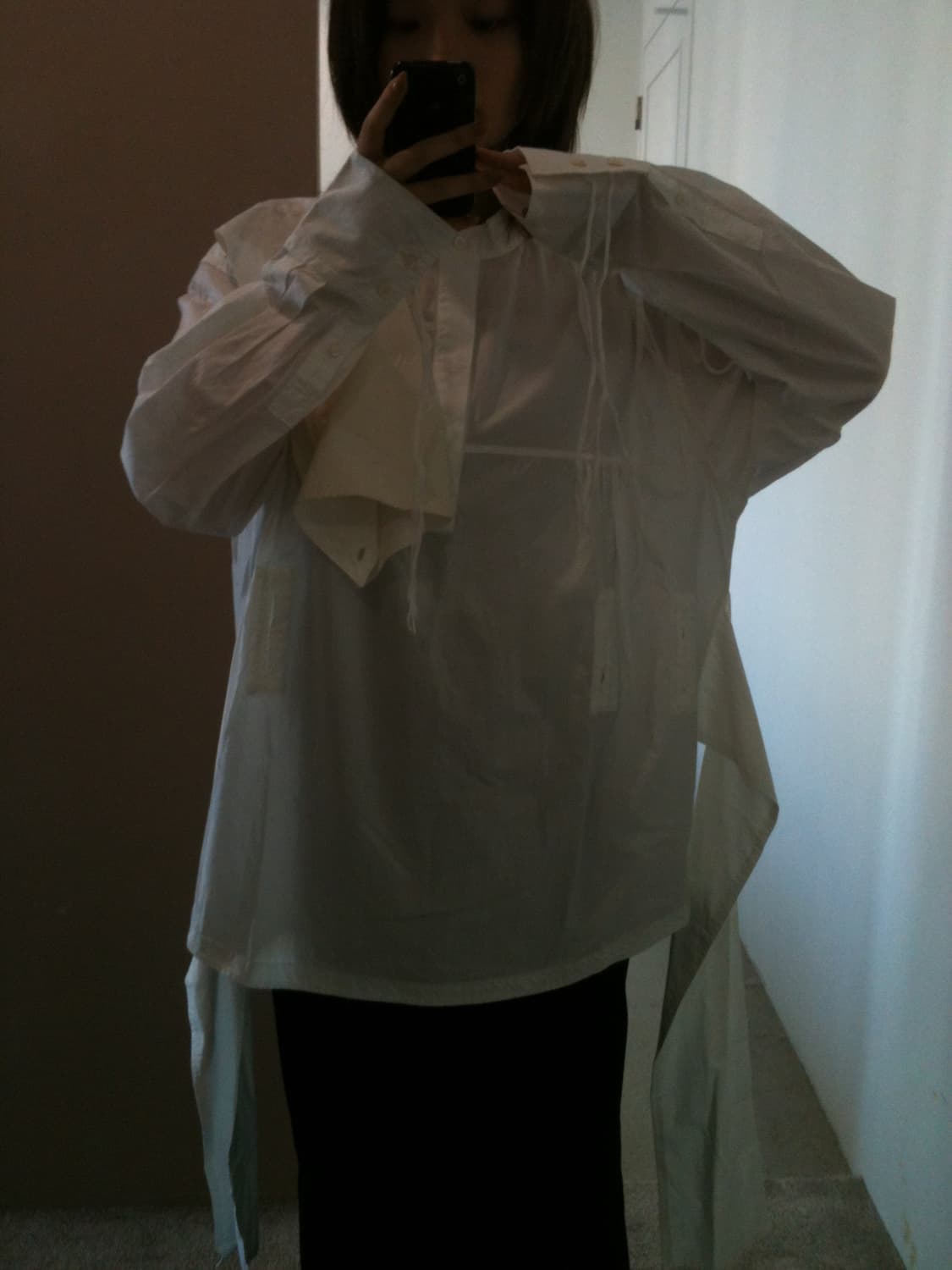 Midorikawa Panel Draped Shirt 상품이미지5