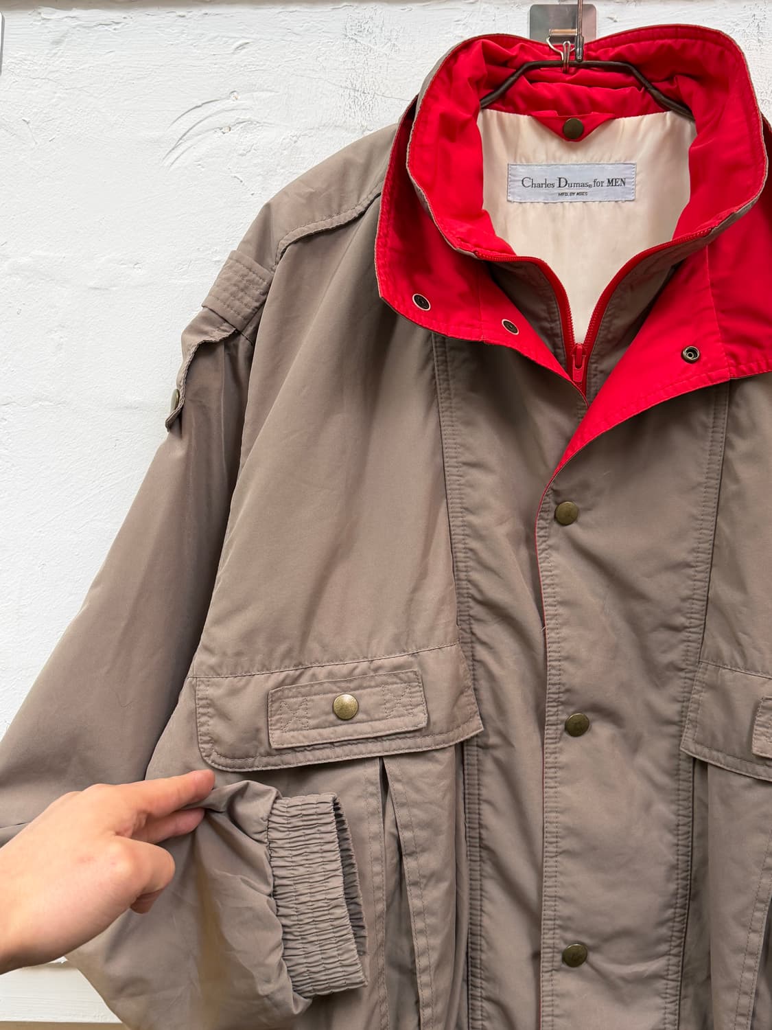 Charles Dumas by ASICS 폴리쉘 봄버자켓 L 상품이미지4